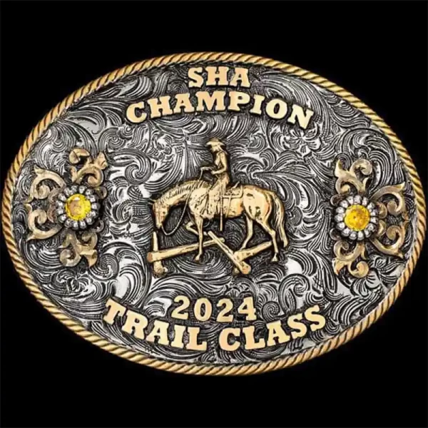 Cowboy King Belt Buckle